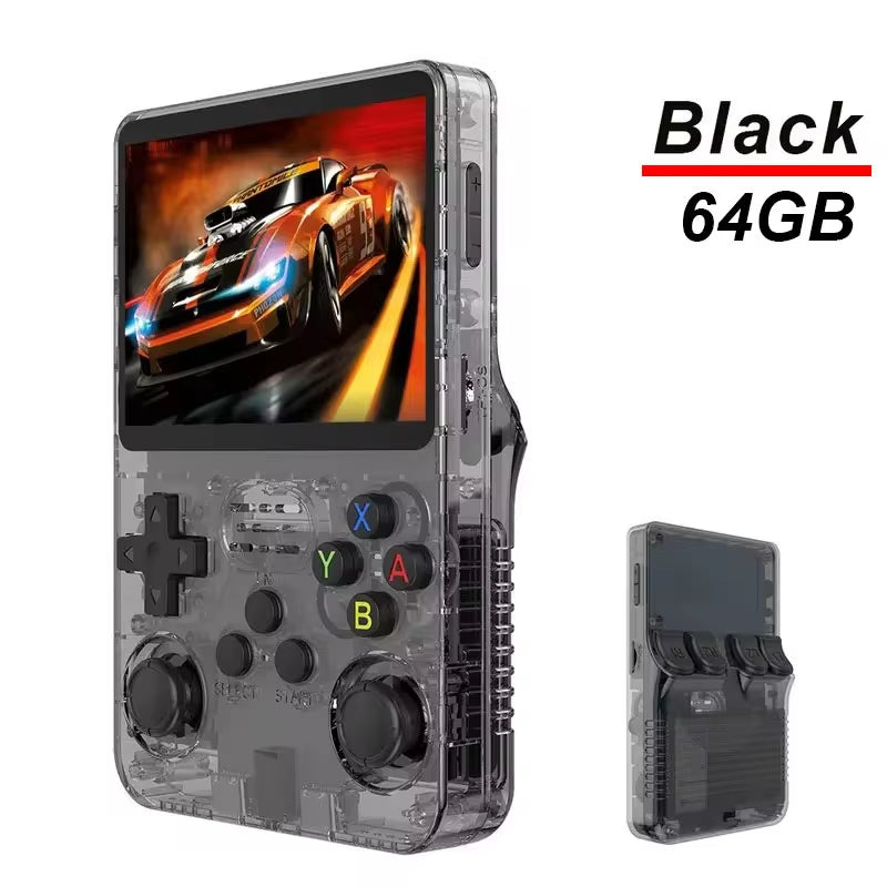 R36S Handheld Game Console 3.5Inch IPS Screen 128G Classic Retro Games Consoles Arkos System Portable Pocket Video Game Player