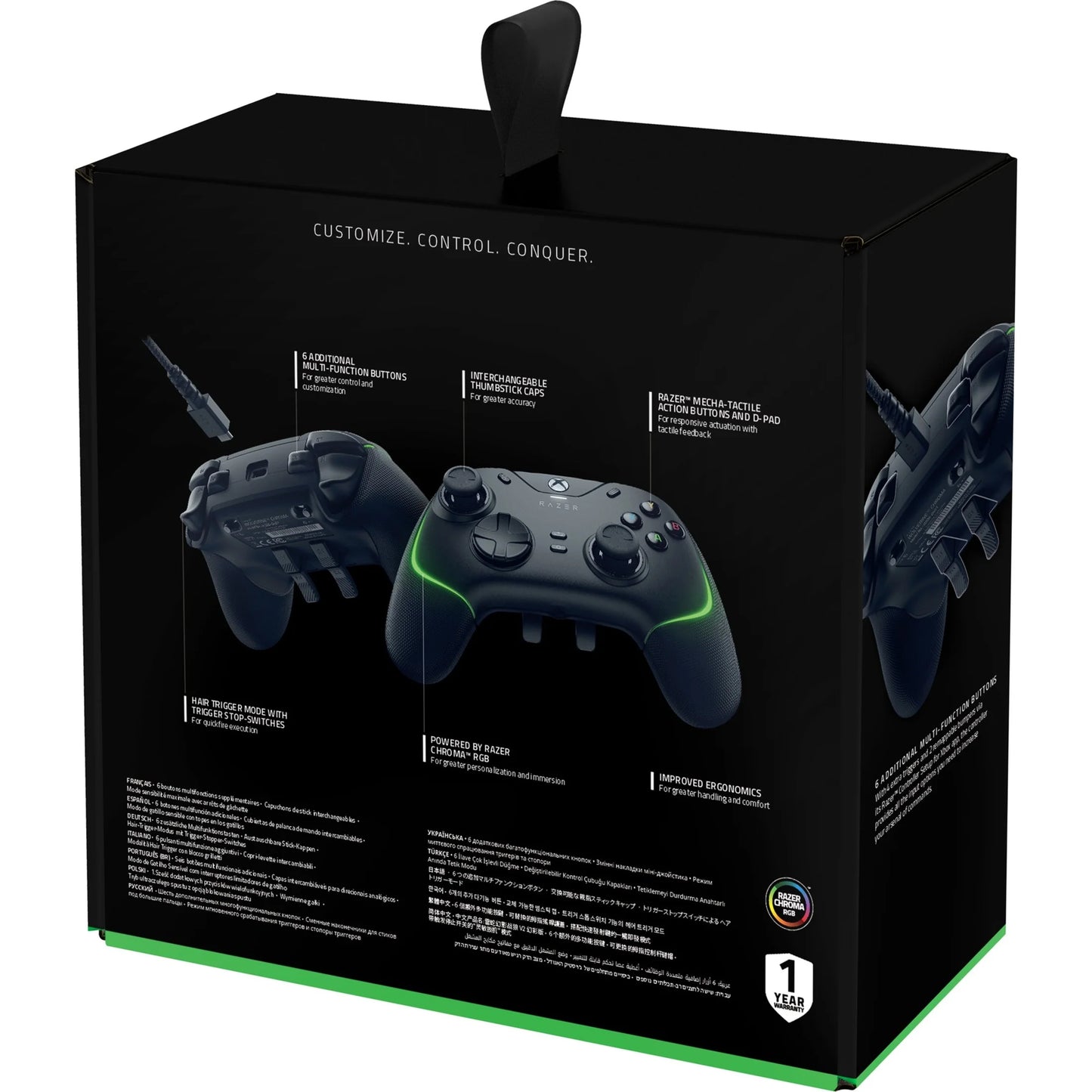 Wolverine V2 Chroma Wired Gaming Controller Xbox Series X|S Controller Black