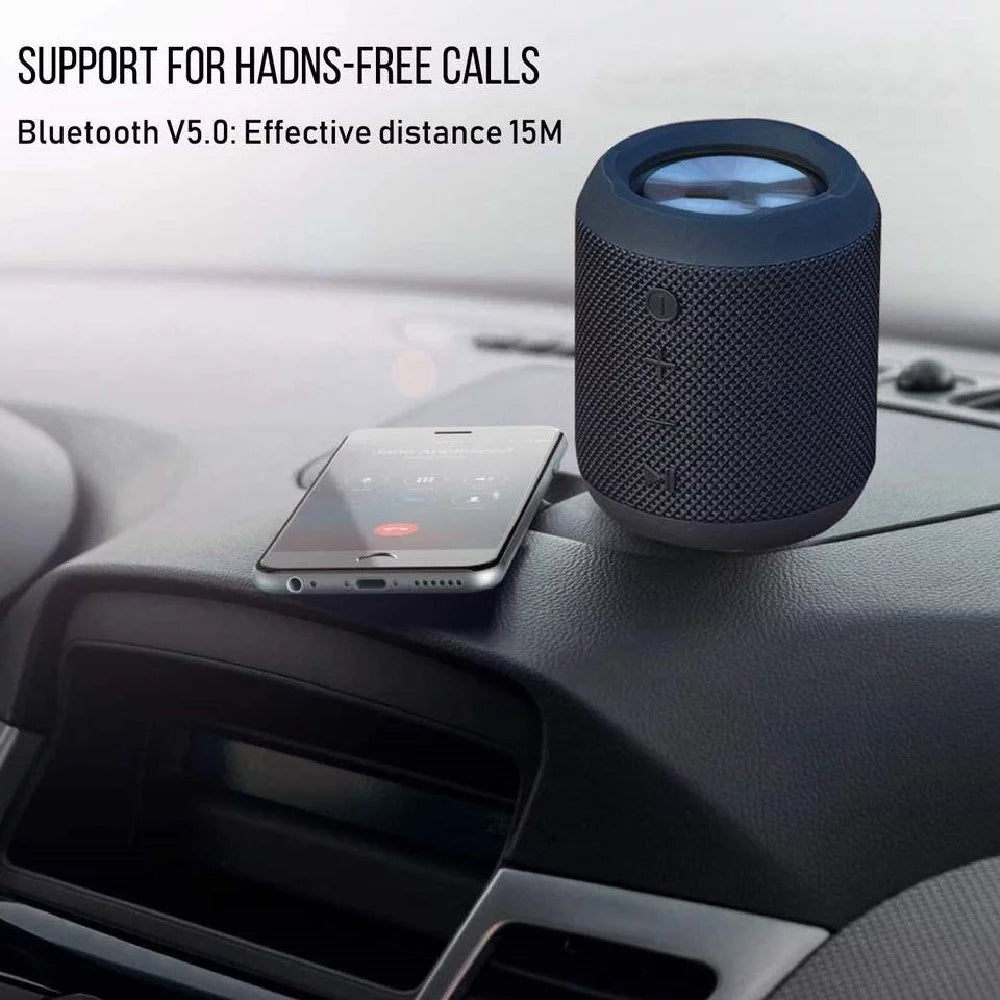 Portable Bluetooth Speakers, Bluetooth 5.0 IPX6 Waterproof Speaker with Subwoofer, 360°Stereo Sound, TWS Dual Pairing, Speakers Bluetooth Wireless for Iphone, Samsung and More