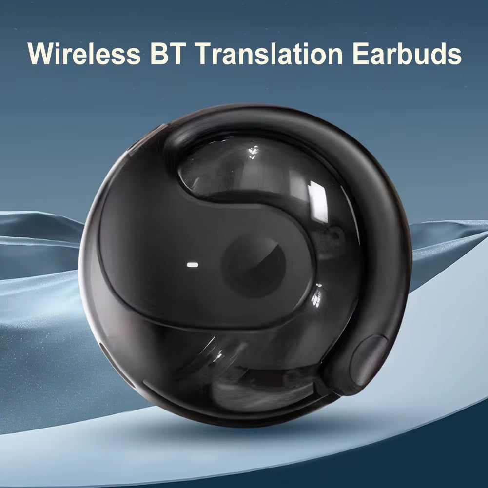 Wireless BT Translation Earbuds 99% Accuracy 144 Languages Real-Time Language Translation Earphones Smart AI Voice Translator