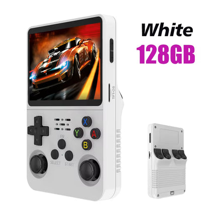 Open Source R36S Retro Handheld Game Console Linux System 3.5 Inch IPS Screen Portable Pocket Video Player 64GB Game Gift